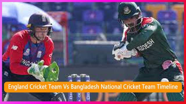 England Cricket Team Vs Bangladesh National Cricket Team Timeline